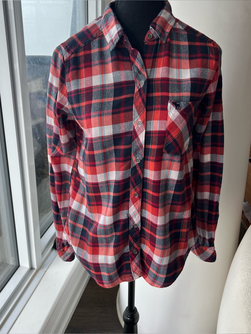 Excellent Condition! Plaid Button-Up Shirt from Abercrombie & Fitch